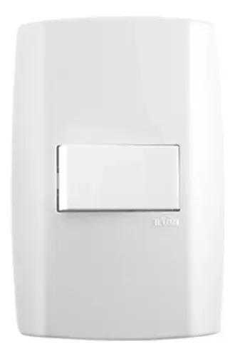 Interruptor Simples Horizontal Slim Ilumi